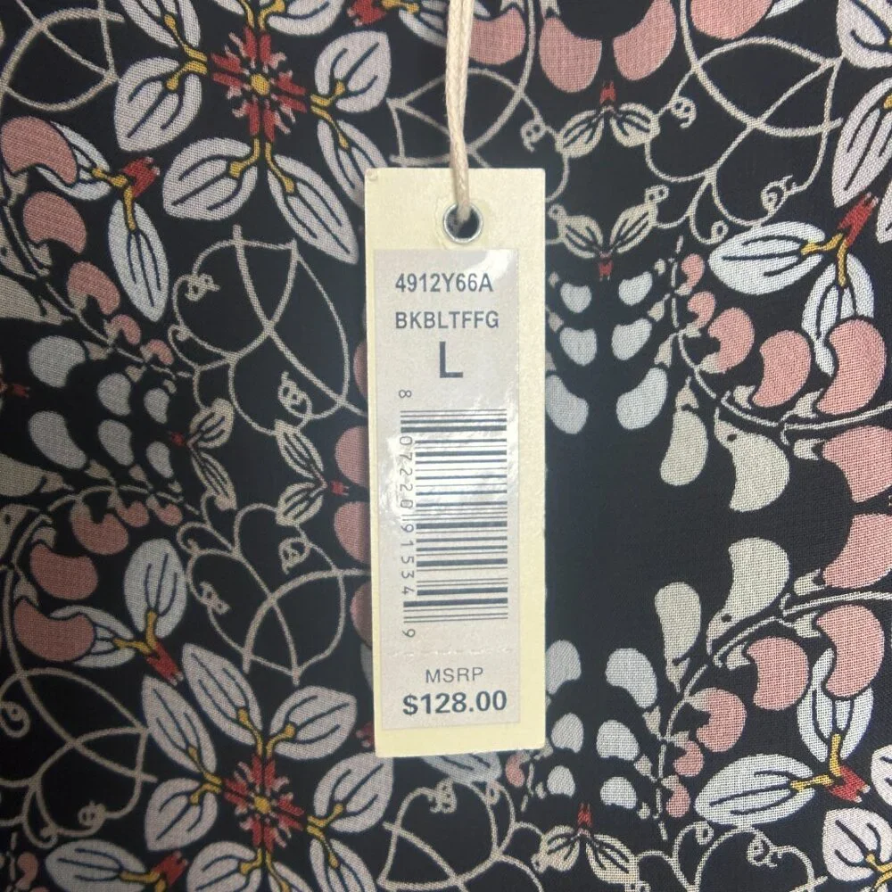 EUC Max Studio Women's Floral Dress w/tags Size L - Picture 6 of 13